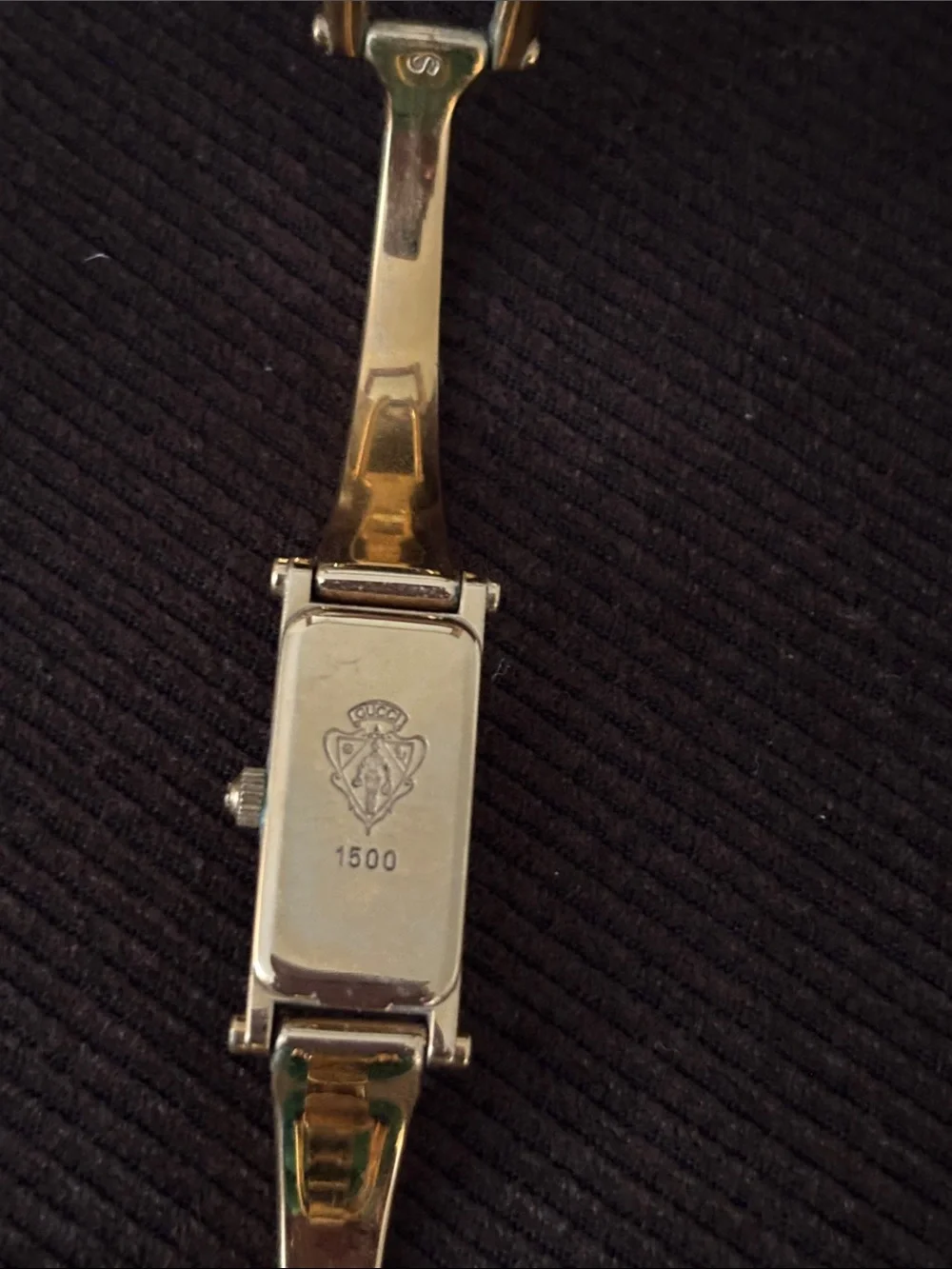 Gucci Women's Gold Rectangular Bracelet Watch